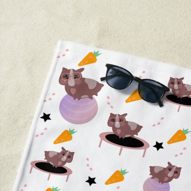 Toalha De Praia Espetáculos de porcos da Guiné (In Situ)