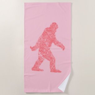Toalha De Praia Esquadrão de Silhueta Bigfoot Sasquatch