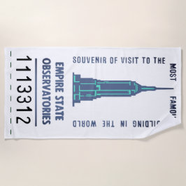 TOALHA DE PRAIA ESTADO EMPIRE