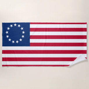 Toalha De Praia Estados Unidos Betsy Ross Flag