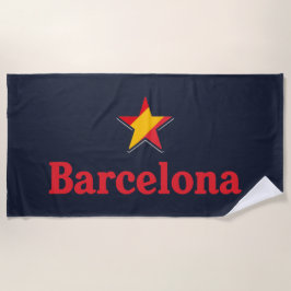 Toalha De Praia Estrelas da Espanha – Barcelona