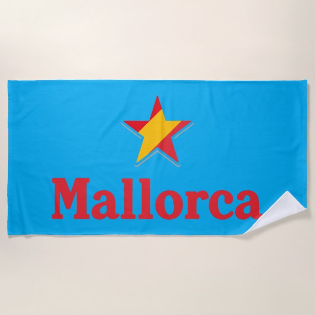 Toalha De Praia Estrelas da Espanha – Mallorca (Frente)