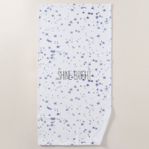 Toalha De Praia Estrelas Roxas