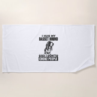 Toalha De Praia Eu Abraço Meu Cesto De Baixo Para Que Eu Não Engra