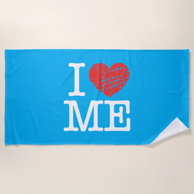 Toalha De Praia Eu me amo (Frente)