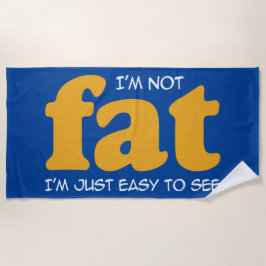 Toalha De Praia Eu não sou gordo