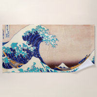 Excelente Wave Off Kanagawa Vintage Arte Japonesa