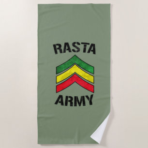 Toalha De Praia Exército de Rasta
