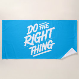 Toalha De Praia Faça a coisa certa 1