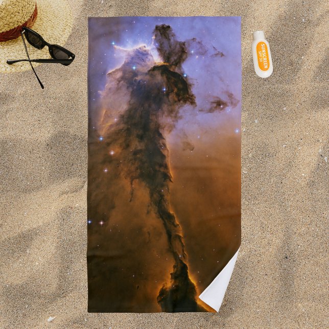 Toalha De Praia Fada da Agle Nebula NASA Abstrato (Fairy of Eagle Nebula NASA Abstract Beach Towel)