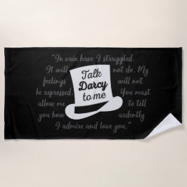 Toalha De Praia Fale comigo Darcy II