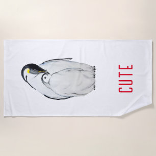 Toalha De Praia Família bonita de pinguins imperadores T-Shirt