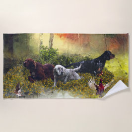 Toalha De Praia Família Setters