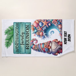 Toalha De Praia Family Reunion Beach Towel