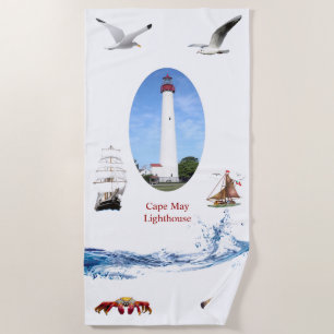 Toalha De Praia Farol de Cape May