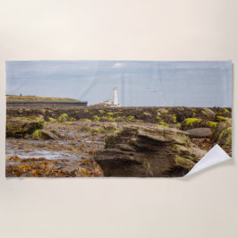 Toalha De Praia farol de Whitley Bay