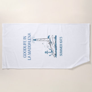 Toalha de Praia Farol Goodlife La Maddalena 1975