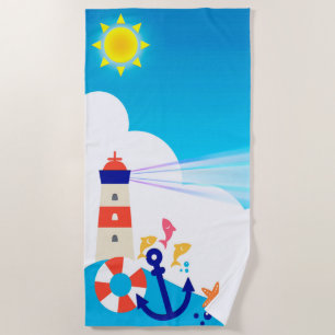 Toalha De Praia Farol náutico