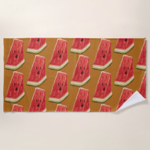 Toalha De Praia Fatias de melancia