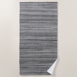 Toalha De Praia Faux Cinza Beach Towel - Modern