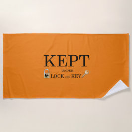 Toalha De Praia Fechado na castidade