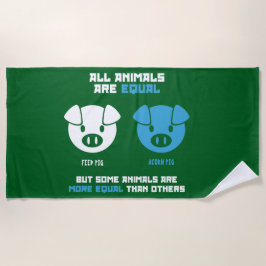 Toalha De Praia Feed Pig, Acorn 