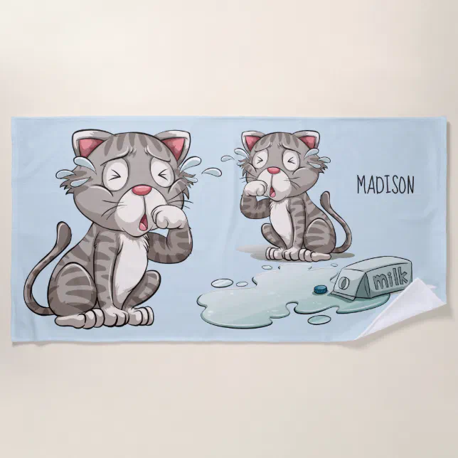 Kawaii toalhas de gato do bebê verão bonito gatinho jogar jogo toalhas de  banho toalhas de