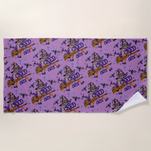 Toalha De Praia Feiticeira Mágica das Halloween