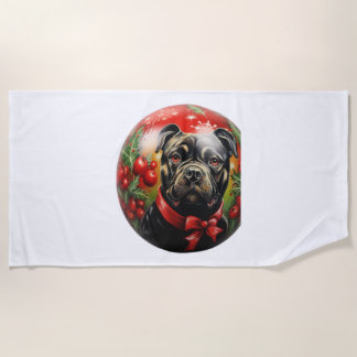 Toalha De Praia Feliz Woofmas