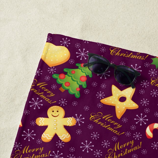 Toalha De Praia Felry Christmas Beach Towel (In Situ)