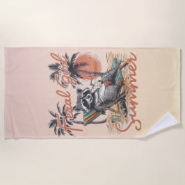 Toalha De Praia Feral Girl Summer Beach Towel 
