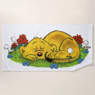 Toalha De Praia Ferald Dormindo Por Sunflower
