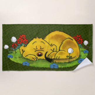 Toalha De Praia Ferald Dormindo Por Sunflower