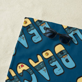 Toalha De Praia Feriado da praia ao largo