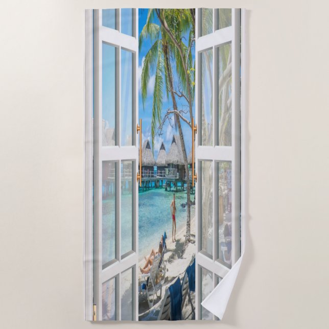 Toalha De Praia Férias de Verão de Myrtle Beach (Frente)