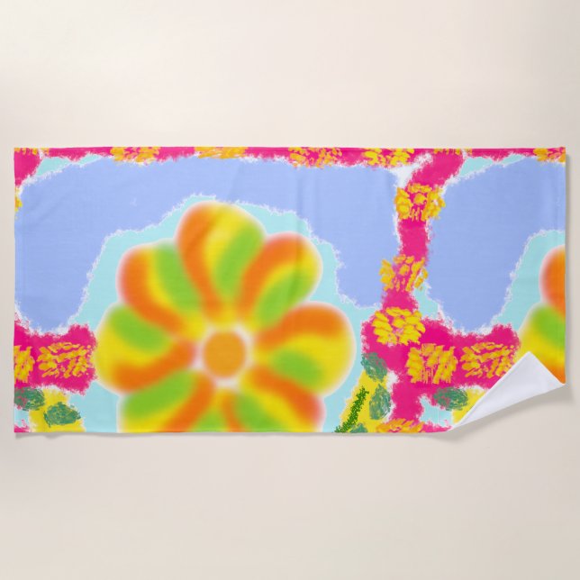 Toalha De Praia Ferris Wheel Beach Towel (Frente)