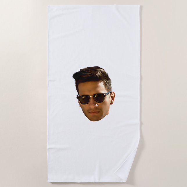 Toalha De Praia Festa de Aniversário de Despedida de Solteira com  (Frente)