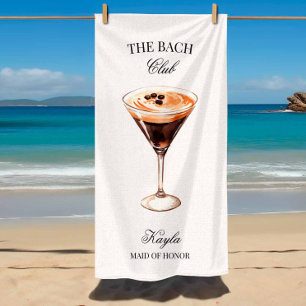 Toalha De Praia Festa de Casamento com Coquetel Espresso do Bach C