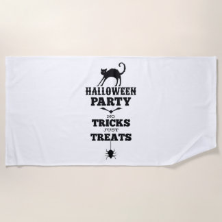 Toalha De Praia Festa de Halloween sem guloseimas só engana camisa