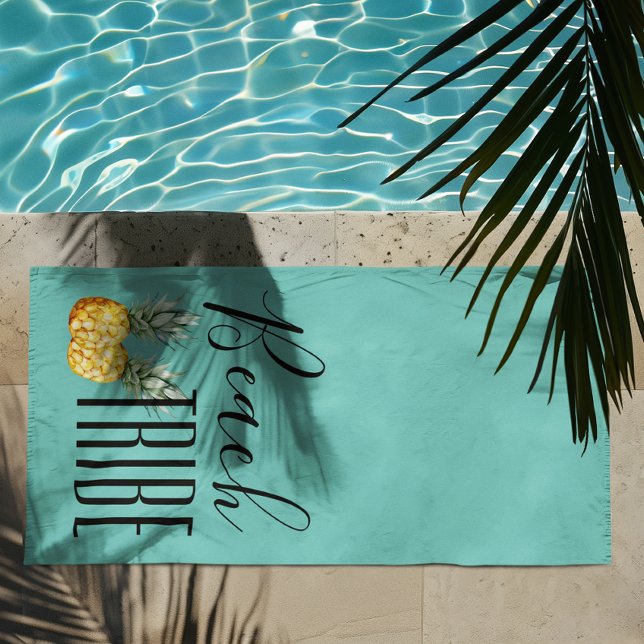 Toalha De Praia Festa de Solteira da Tribo de Praia Fim de Semana  (Criador carregado)