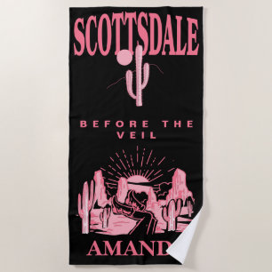 Toalha De Praia Festa de solteira Scottsdale Personalizada