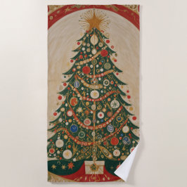 Toalha De Praia Festivo Caleidoscópio