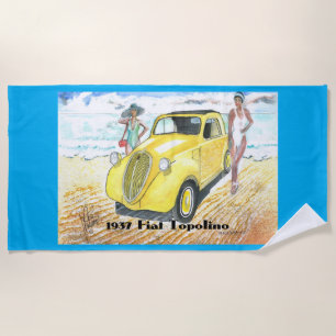 Toalha De Praia Fiat Topolino 1937