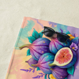 Toalha De Praia Fig colorido