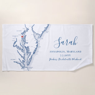 Toalha De Praia Fim de semana de despedida de solteira personaliza