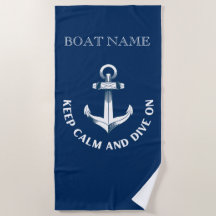 Fique Calmo E Mergulhe, Anchor Marinho Azul