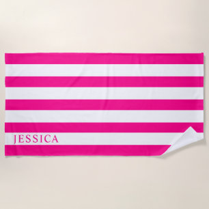 Toalha De Praia Fita Branca Rosa Girassol Personalizada