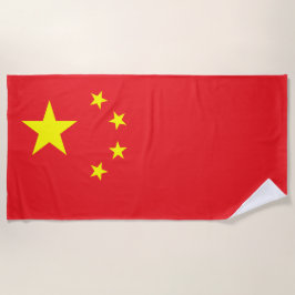 Toalha De Praia Flag of China