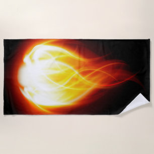 Toalha De Praia Flames Beach Towel