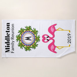 Toalha De Praia Flamingo Beach Towel